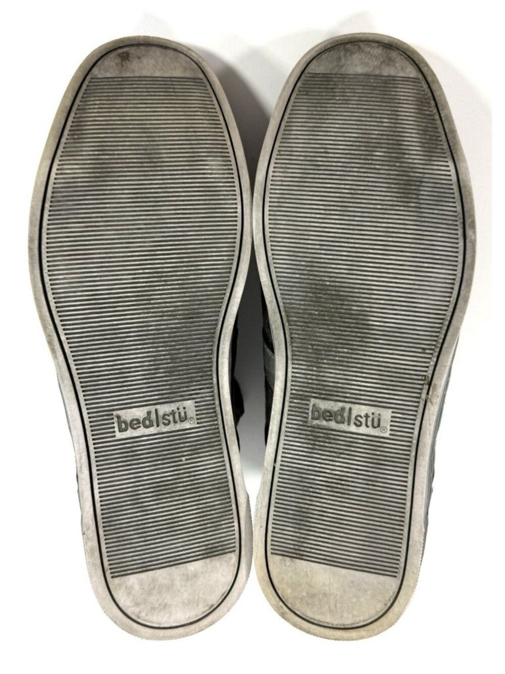 Bed Stu Mens Brentwood High Top Sneakers Size 13 Distressed Leather Canvas Shoes - Picture 8 of 12